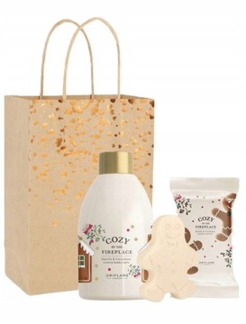 ORIFLAME Zestaw o zapachu wanilii i cynamonu Cozy by the Fireplace +TOREBKA