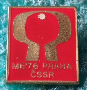 ODZNAKA MISTRZOSTWA EUROPY W TENISIE STOŁOWYM CSSR