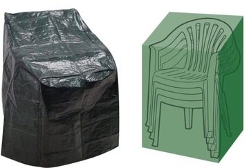POKROWIEC PLANDEKA NA KRZESŁA OGRODOWE 61x68x107cm
