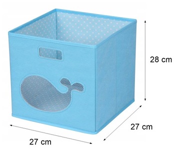 КОРЗИНА-КОНТЕЙНЕР ТЕКСТИЛЬНАЯ КОРОБКА ДЛЯ ИГРУШЕК КИТ