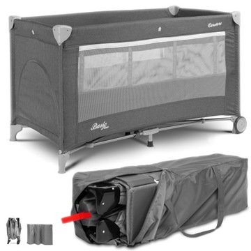 ŁÓŻECZKO TURYSTYCZNE DOSTAWNE DWUPOZIOMOWE KOJEC