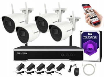 Zestaw do monitoringu Hikvision NK44W0H-1T(WD) ZOBACZ