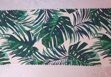Bieżnik liście/bambus/monstera 40x100 plamoodporny