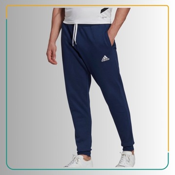 Spodnie Męskie Adidas Dresowe Granatowe Bawełna Entrada 22 Sweat Pants L