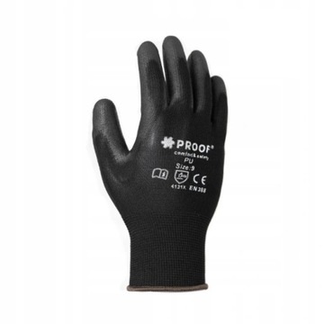 Перчатки PU Work GLOVES размер 9 л упаковка 10 ПАР