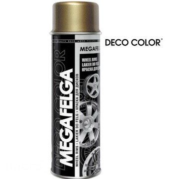 DECO COLOR Lakier akryl. MEGAFELGA złoty połysk
