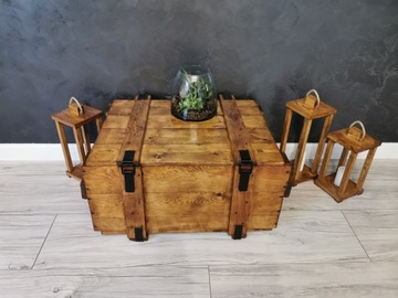 Сундук военный 92х50х18, массивный, ручки стальные.