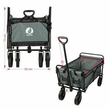 Садовая пляжная тележка с ручкой 80x48x93 см Капитан Майк