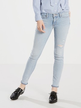 Levis Damskie dżinsy 711 Skinny Lets Run Away 18881-0200-28/30