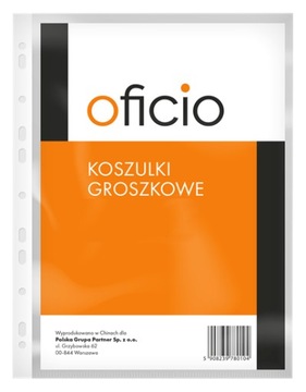 Koszulki obwoluty groszkowe A4 100 sztuk