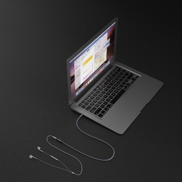 Kabel mini jack 3.5mm przedłużacz 2m AUX AUDIO
