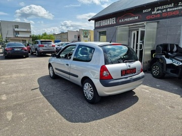 Renault Clio II Hatchback 1.2 60KM 2007 Renault Clio 1,2 Benzyna KM, Klimatyzacja,, zdjęcie 3