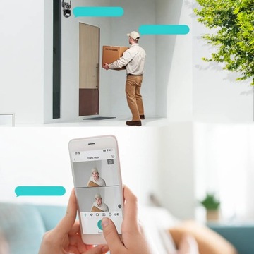 ДВОЙНАЯ WIFI IP УМНАЯ НАРУЖНАЯ КАМЕРА 1080p FULL HD 2x3MP ОБНАРУЖЕНИЕ ТРЕВОГИ