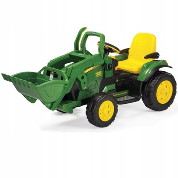 АККУМУЛЯТОРНЫЙ ТРАКТОР С ЭКСКАВАТОРОМ JOHN DEERE 12V ТРАКТОР ДЛЯ ДЕТЕЙ ЭКСКАВАТОР