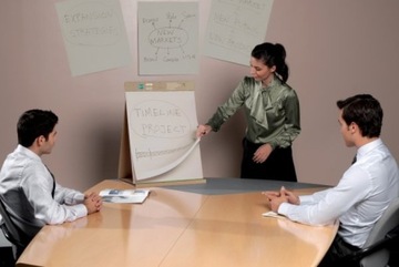 Флипчарт-самоклеящийся блок 50х58,5см гладкий