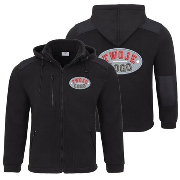 Polar z kapturem firmowy roboczy z haftem logo XS