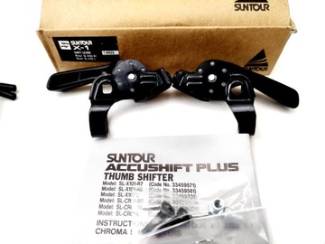 НОВЫЕ манетки SUNTOUR X-1, 7-ступенчатые, индекс SL-X102-R7/L, винтажные, NOS