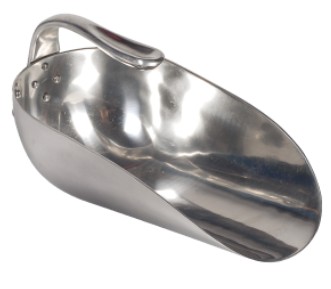 Szufelka aluminiowa z górnym uchwytem 1,6 kg
