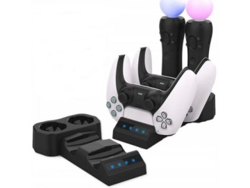PS5 MOVE CONTROLLER 2 pad 4-in-1 LARGE CHARGING STATION