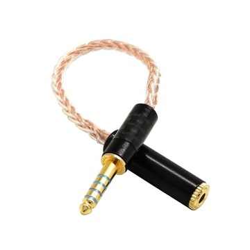 Nowy kabel konwertera słuchawek 4.4mm .5mm F
