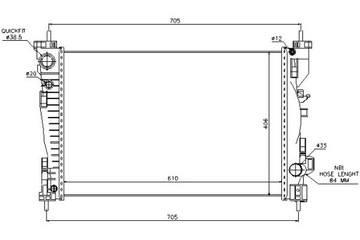 CHLADIČ MOTORU NISSENS 350213129800 1002120