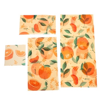 3 SHEETS BEESWAX PRESERVATION CLOTH FOOD