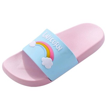 Детские тапочки Rainbow для мальчиков и девочек нежно-розового цвета30-31