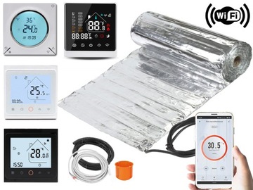 MATA GRZEJNA GRZEWCZA 9m2 pod PANELE 150W/m2 WIFI