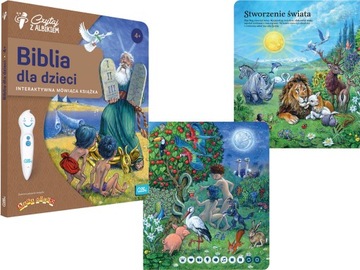 CZYTAJ z ALBIKIEM Interaktywna Mówiąca KSIĄŻKA BIBLIA dla DZIECI Arka NOEGO