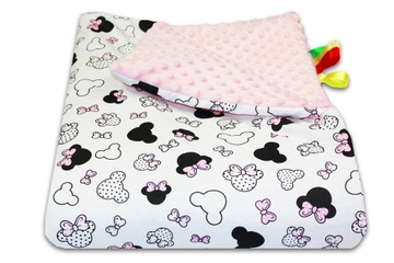 KOCYK DLA NIEMOWLĄT DZIECIĘCY 80x100 MINKY BAWEŁNA