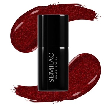 SEMILAC LAKIER HYBRYDOWY 306 DIVINE RED 7ml