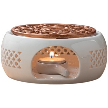 Okrągły ceramiczny podgrzewacz do czajnika do