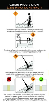 Fuga zasypka Kostka brukowa granit płyty tarasowe