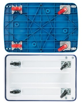 Транспортная тележка PREMIUM WAREHOUSE Новая технология 300 кг Платформа 85 см