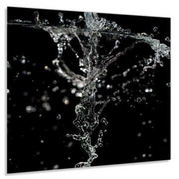 Szkło hart 50x60 Rozprysk wody + KLEJ