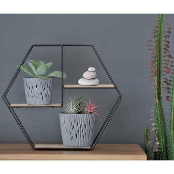 ЦВЕТОЧНЫЙ ГОРШОК С КРУГЛОЙ КРЫШКОЙ ПЕСОЧНОГО цвета, 12,8 см