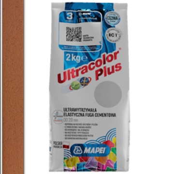 Fuga elastyczna uniwersalna ULTRACOLOR PLUS 2kg MAPEI - kolor 145 ceglasty