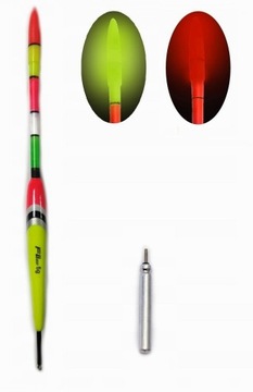 SPŁAWIK PRZELOTOWY ŚWIECĄCY DIODA LED 5g + BATERIA