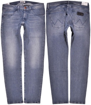 WRANGLER spodnie REGULAR skinny BLUE jeans BRYSON _ W31 L32