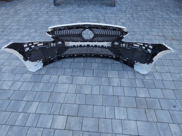 Grill zderzak kratki MERCEDES C-klasa W205 prz lif