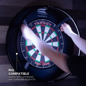 Profesjonalne Oświetlenie LED do Tarczy Dart Target Corona Vision 360°
