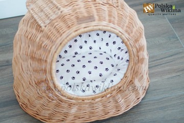 ПРОИЗВОДИТЕЛЬ ПЛЕТЕНЫХ ДОМОВ ДЛЯ СОБАК + ПОДУШКА