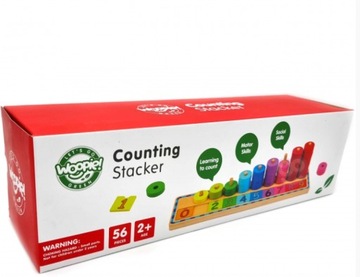 Пазл Обучение счету и цветам Монтессори 54 детали