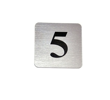 Numerek na drzwi 3 x 3 cm