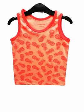 PRIMARK Top dziewczęcy, ananasy roz 86 cm