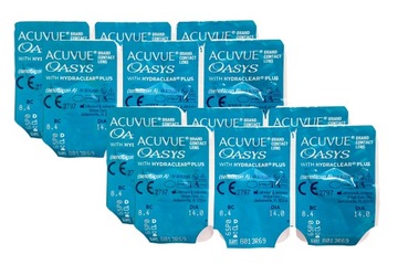 Soczewki Acuvue Oasys BC 8.4 - 2 x 6 szt. + GRATIS