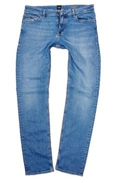 HUGO BOSS DELAWARE SLIM JEANS spodnie męskie granatowe PREMIUM 34/34 pas 90