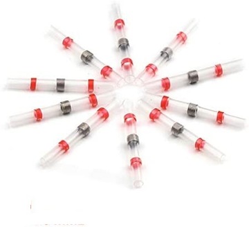 10x ТЕРМОУСАДОЧНЫЕ СОЕДИНИТЕЛИ С ОЛОВОЙ