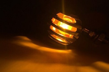 ИНДИКАТОРЫ ГРИЛЬ СЕРЕБРИСТЫЙ ХРОМ ЧОППЕР КРУИЗЕР КАСТОМ БОББЕР