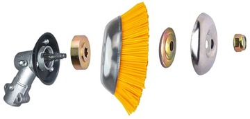 ЩЕТКА ДЛЯ БРУСТОЧКИ, ЧИСТКИ МХА, ЩЕТКА STRImmer, 200мм, 3ШТ.